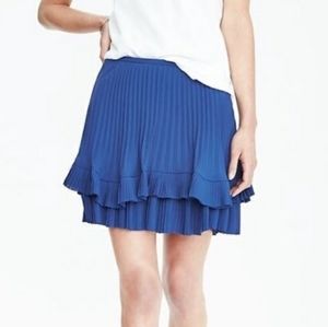Banana Republic Pleated Tiered Skirt